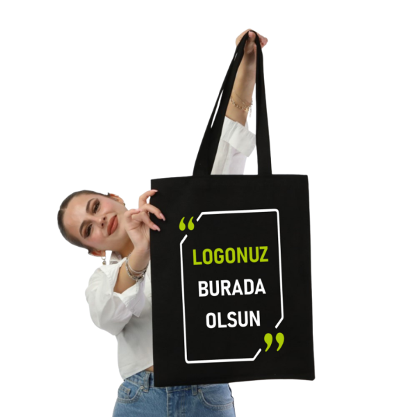 Gabardin Çanta 35x40 cm (Siyah)