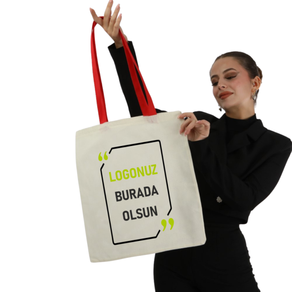 Ham Bez Çanta 35x40 cm (Kırmızı Sap)