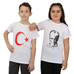 Çocuk Beyaz Promosyon Kısa Kol Tişört
